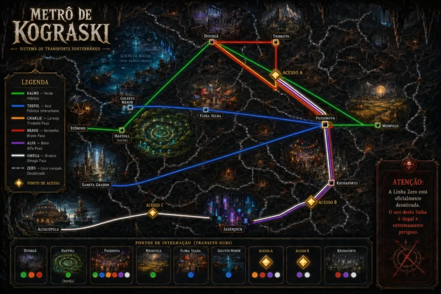 Metrô de Kograski — sistema de transporte subterrâneo